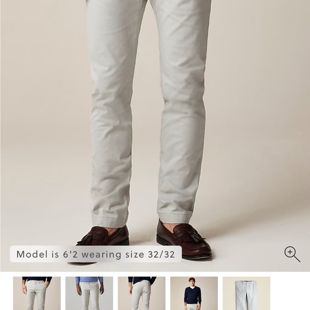 J. Crew Light Gray Chinos